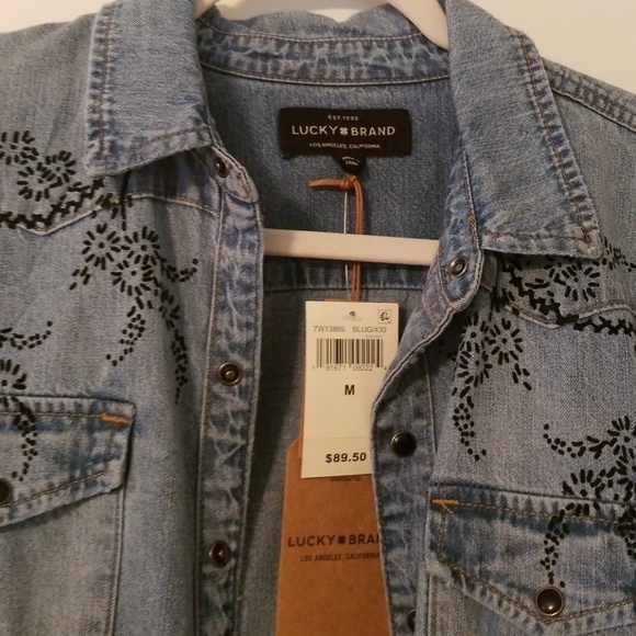 Lucky brand Jean jacket - Picture 2 of 3